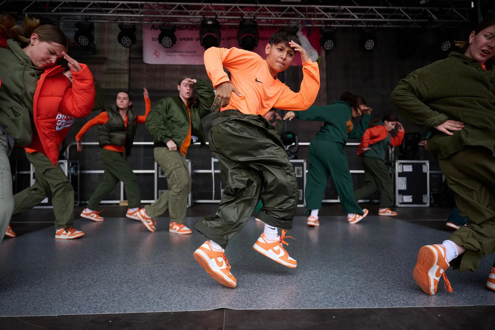 Brotect Show-Routine auf dem Stadtfest