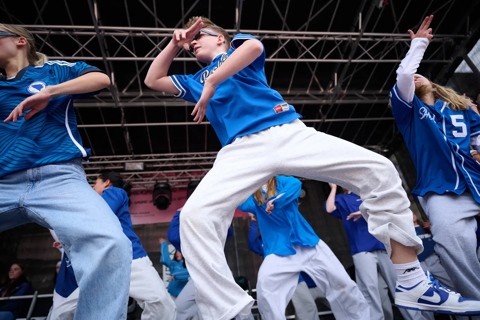 Levelution Show-Routine auf dem Stadtfest