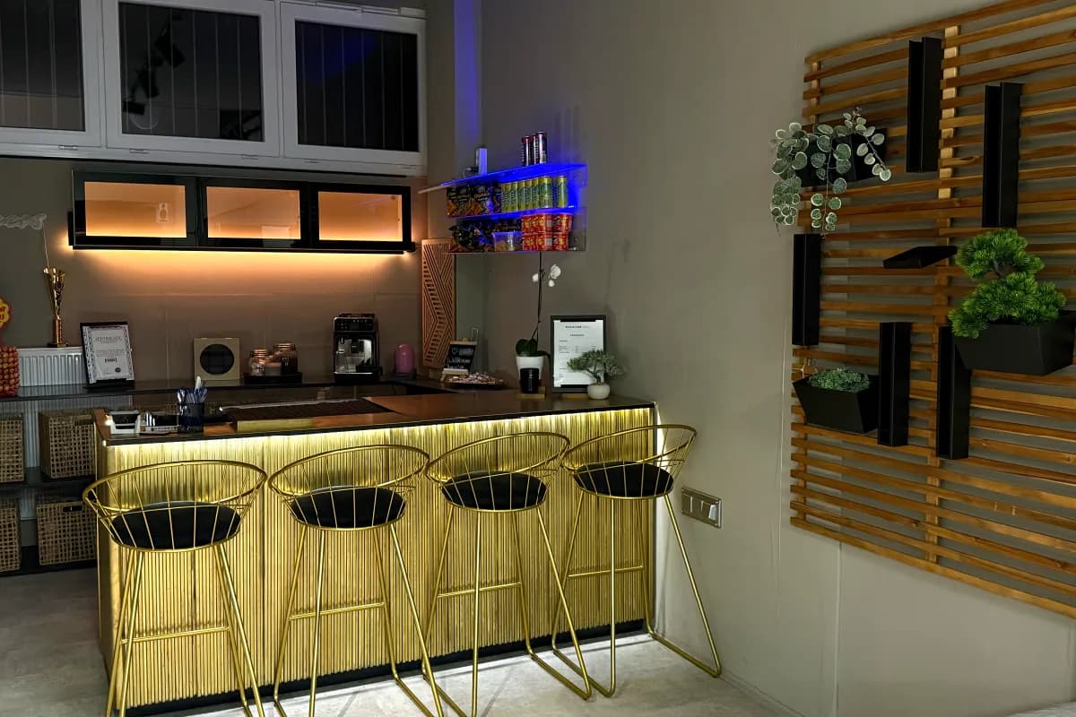 Barbereich im Dance Cube Studio